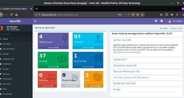 Aplikasi Sistem Informasi Desa (OpenSID)