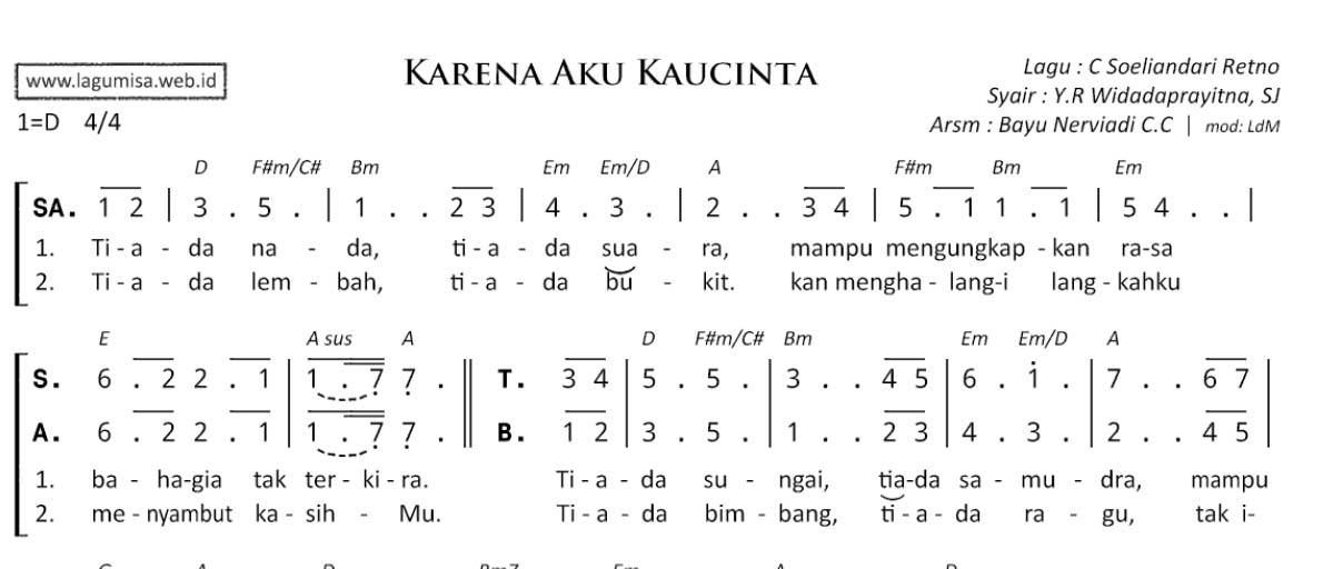 Karena Aku Kau Cinta